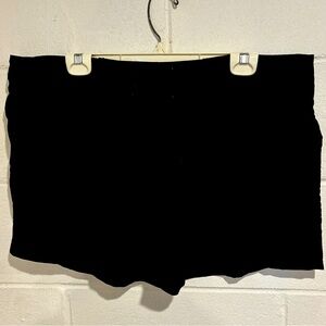 Island Eaxape women’s black swim shorts tie waist